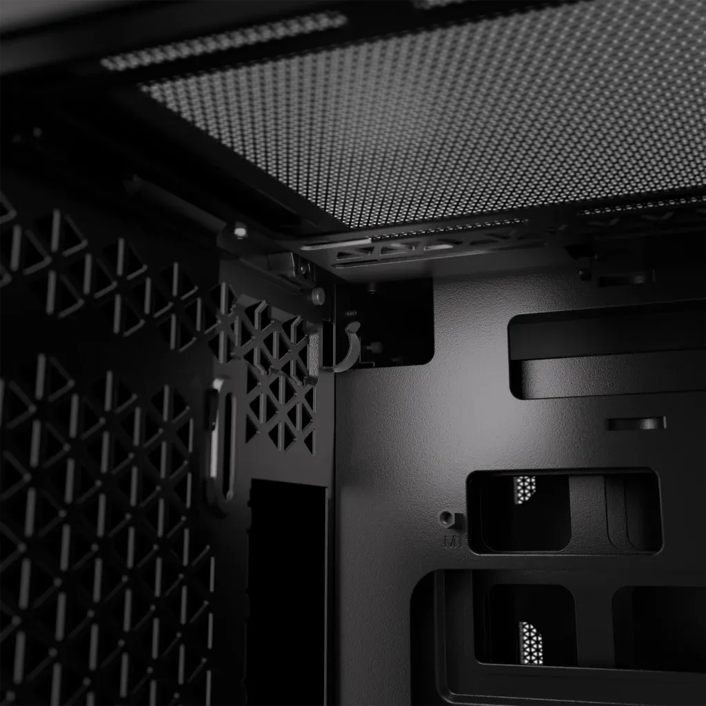 iCUE 2500X Micro ATX Black Dual Chamber PC Case; 2x 2.5'' Drive Bays; 2x 3.5''; Up to 360mm Radiator compatible - image 21