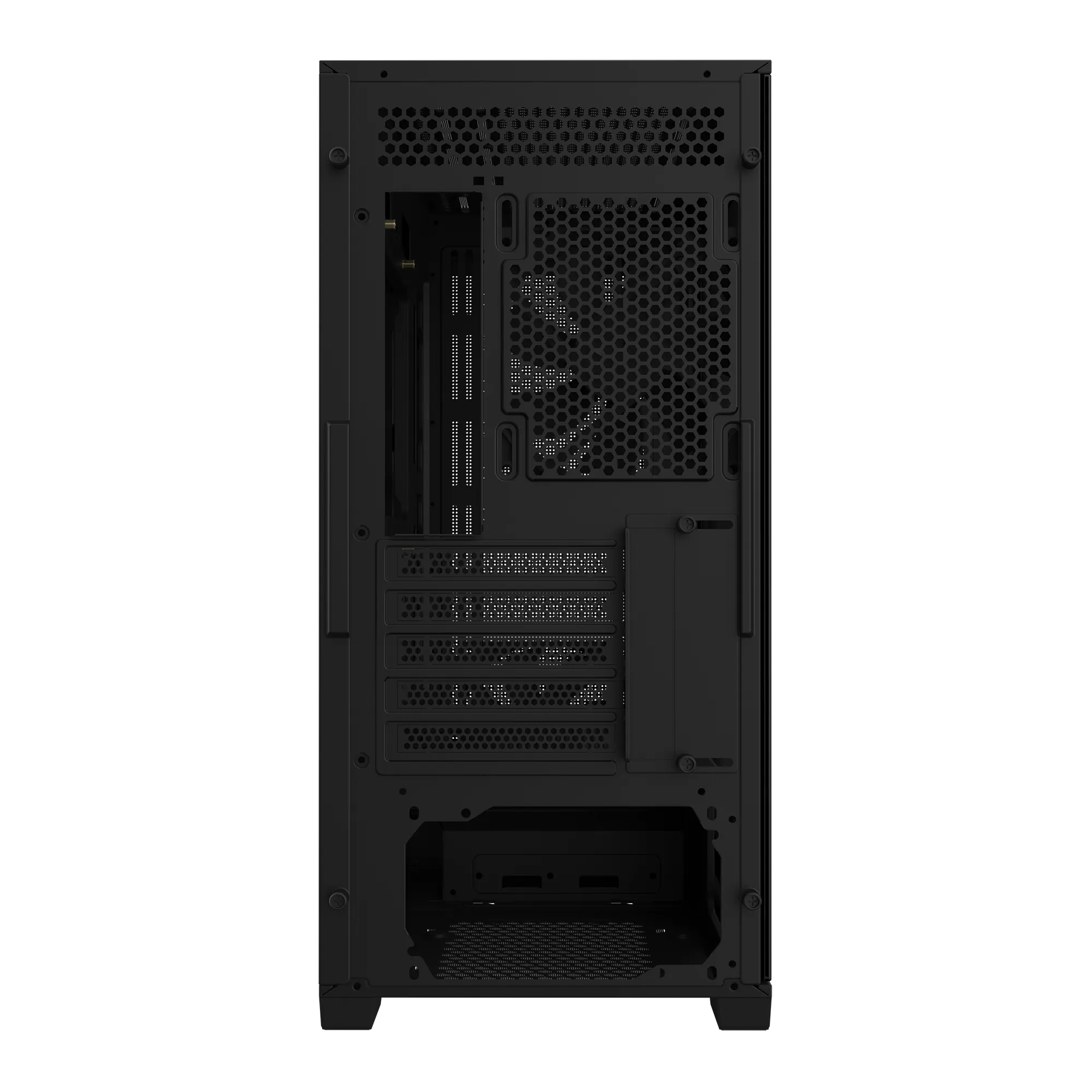 Gigabyte C102 Glass Micro ATX Chassis; 2x 3.5'' | 2x 2.5'' Drive Bays; 360mm Radiator compatible; 2x 120mm fan incl; Black - image 6