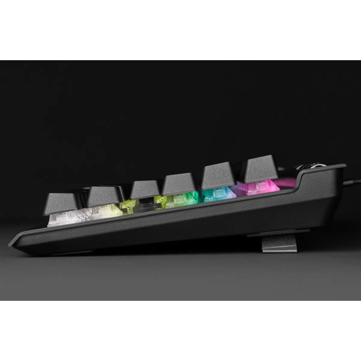 Corsair K70 RGB TKL Optical-Mechanical Gaming Keyboard; Backlit RGB LED; CORSAIR OPX Keyswitches; Black - image 7