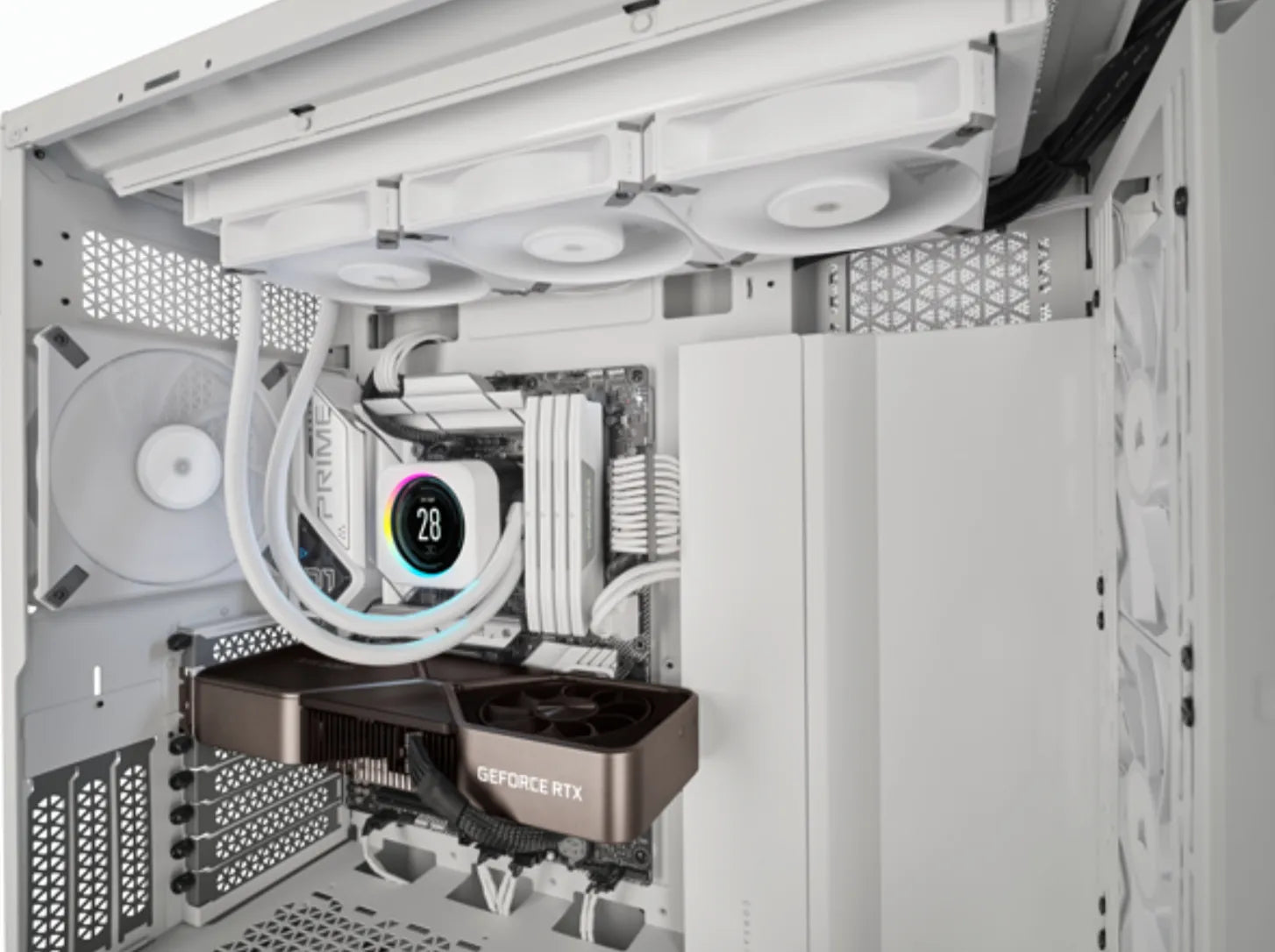 Corsair AF ELITE Series; AF140 ELITE WHITE; 140mm Fluid Dynamic Fan with AirGuide; Single Pack. - image 9