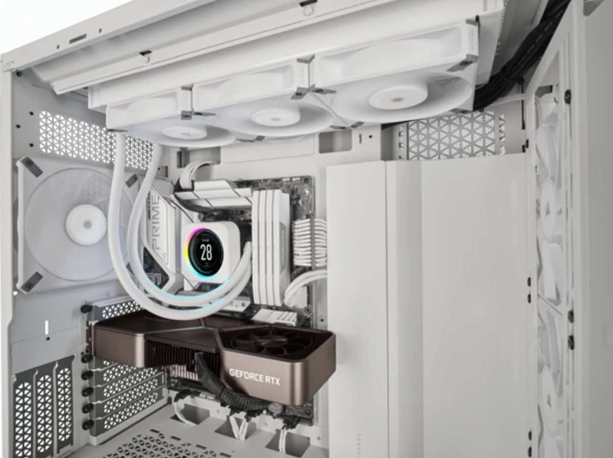 Corsair AF ELITE Series; AF140 ELITE WHITE; 140mm Fluid Dynamic Fan with AirGuide; Single Pack. - image 9