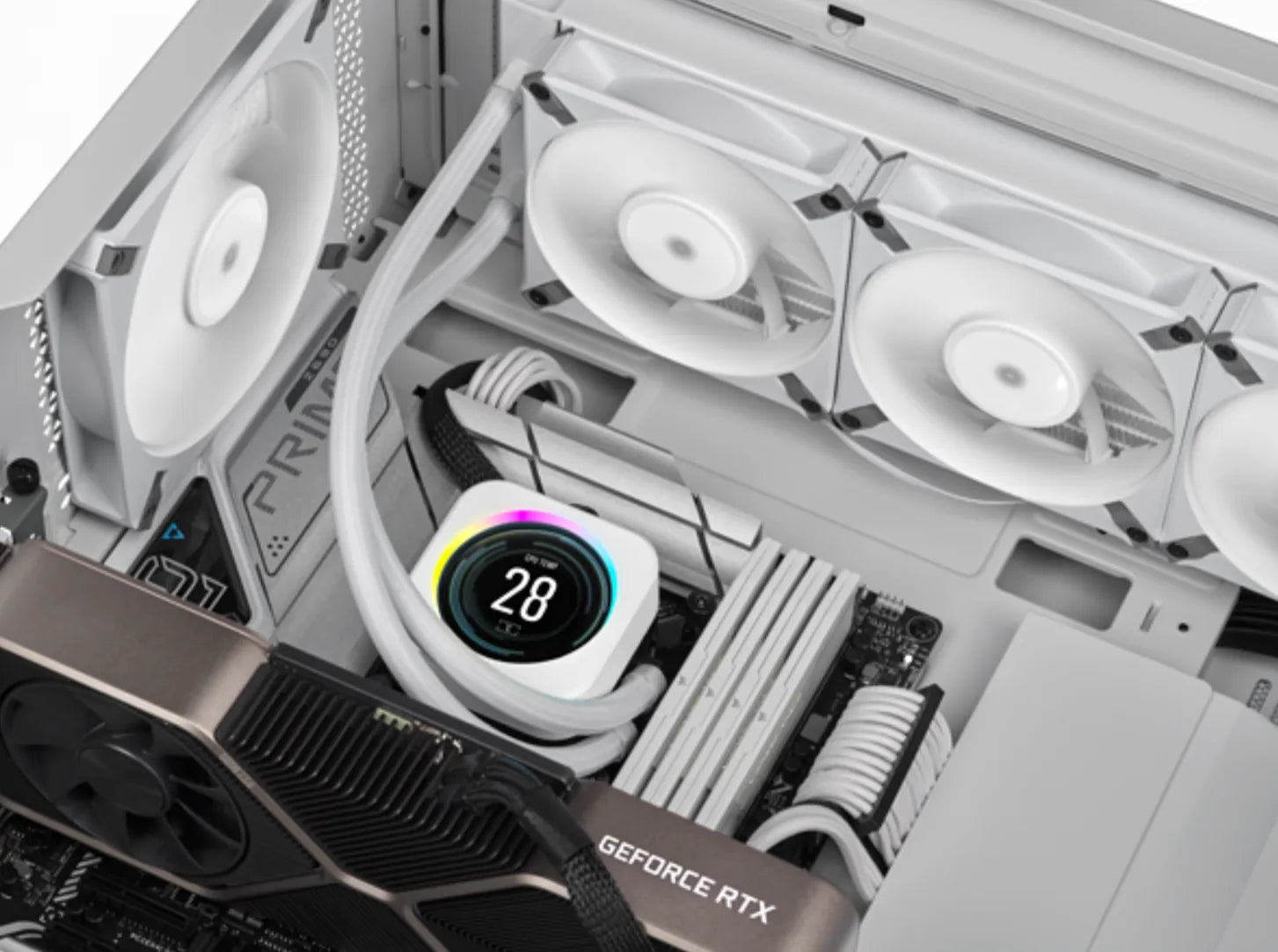 Corsair AF ELITE Series; AF140 ELITE WHITE; 140mm Fluid Dynamic Fan with AirGuide; Single Pack. - image 12