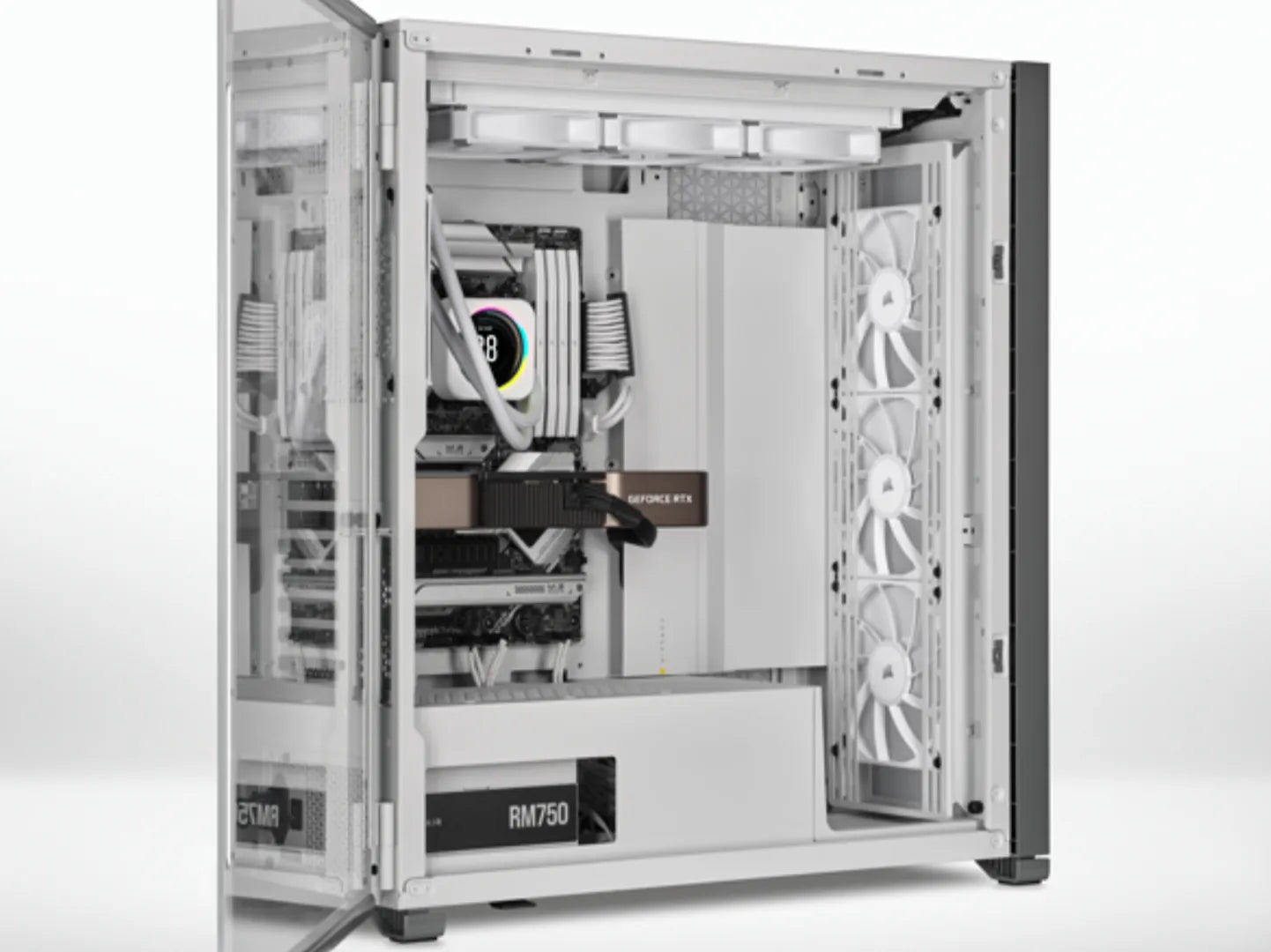 Corsair AF ELITE Series; AF140 ELITE WHITE; 140mm Fluid Dynamic Fan with AirGuide; Single Pack. - image 13