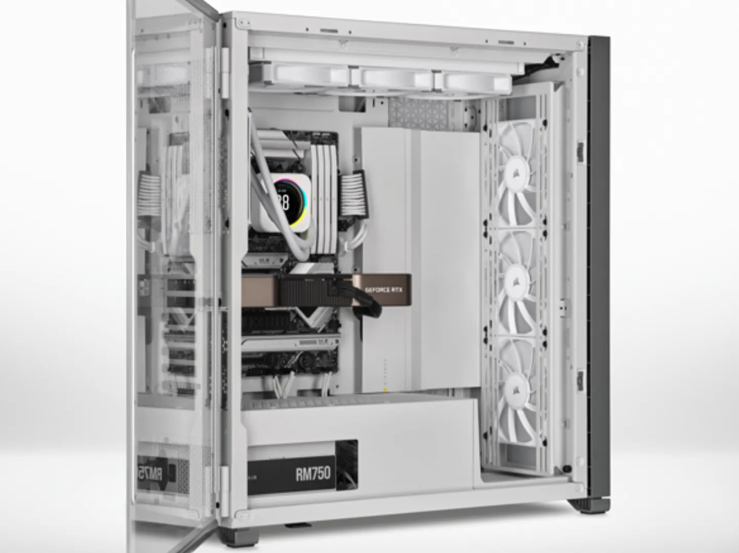 Corsair AF ELITE Series; AF140 ELITE WHITE; 140mm Fluid Dynamic Fan with AirGuide; Single Pack. - image 14