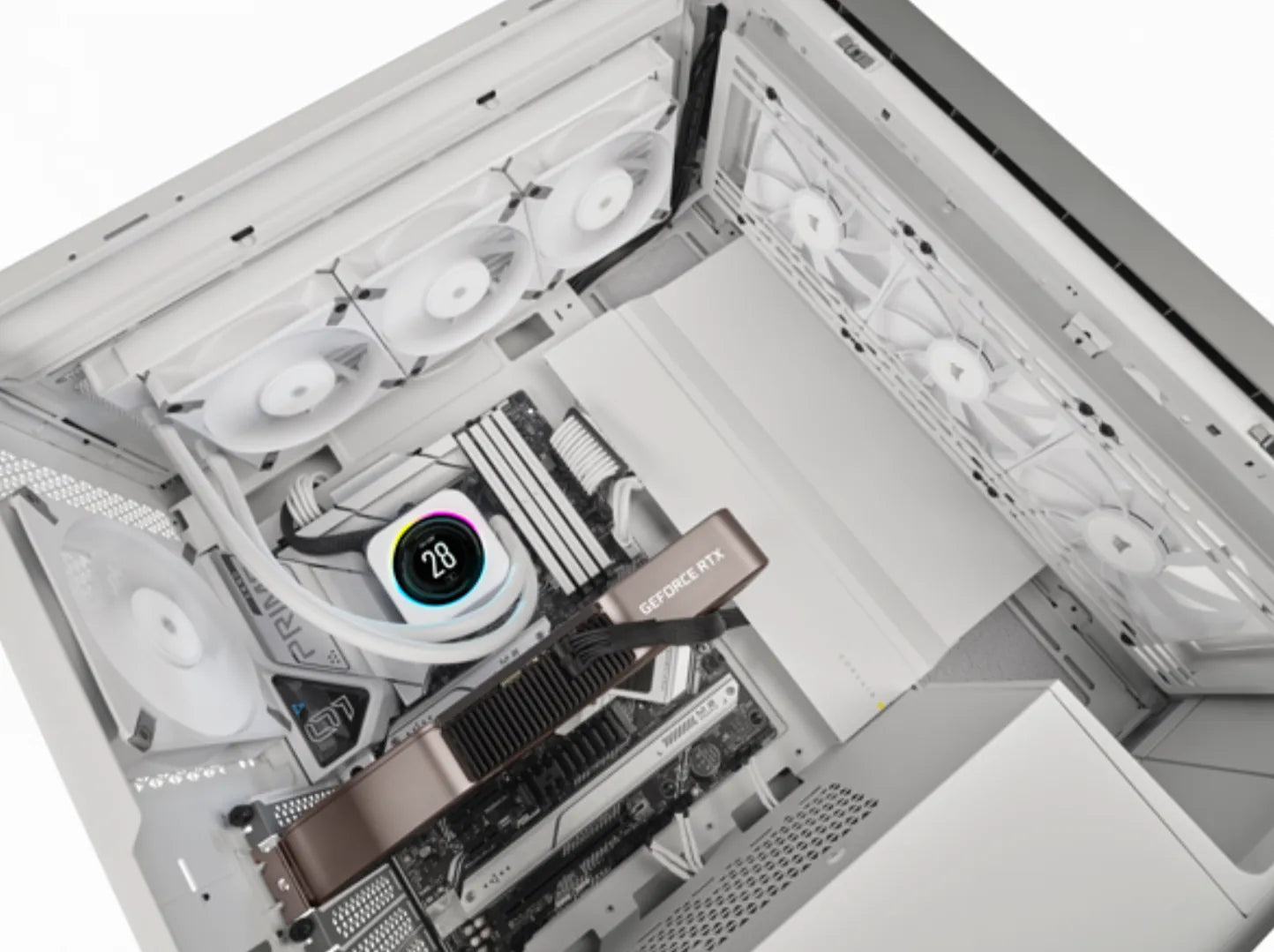Corsair AF ELITE Series; AF140 ELITE WHITE; 140mm Fluid Dynamic Fan with AirGuide; Single Pack. - image 16