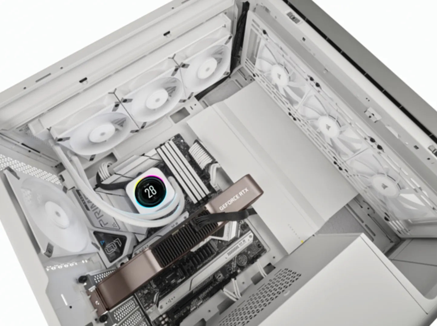 Corsair AF ELITE Series; AF140 ELITE WHITE; 140mm Fluid Dynamic Fan with AirGuide; Single Pack. - image 15