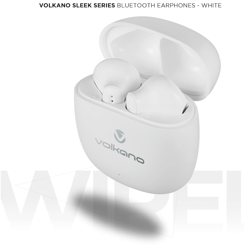 Volkano Sleek Series TWS Earphones - White - image 9