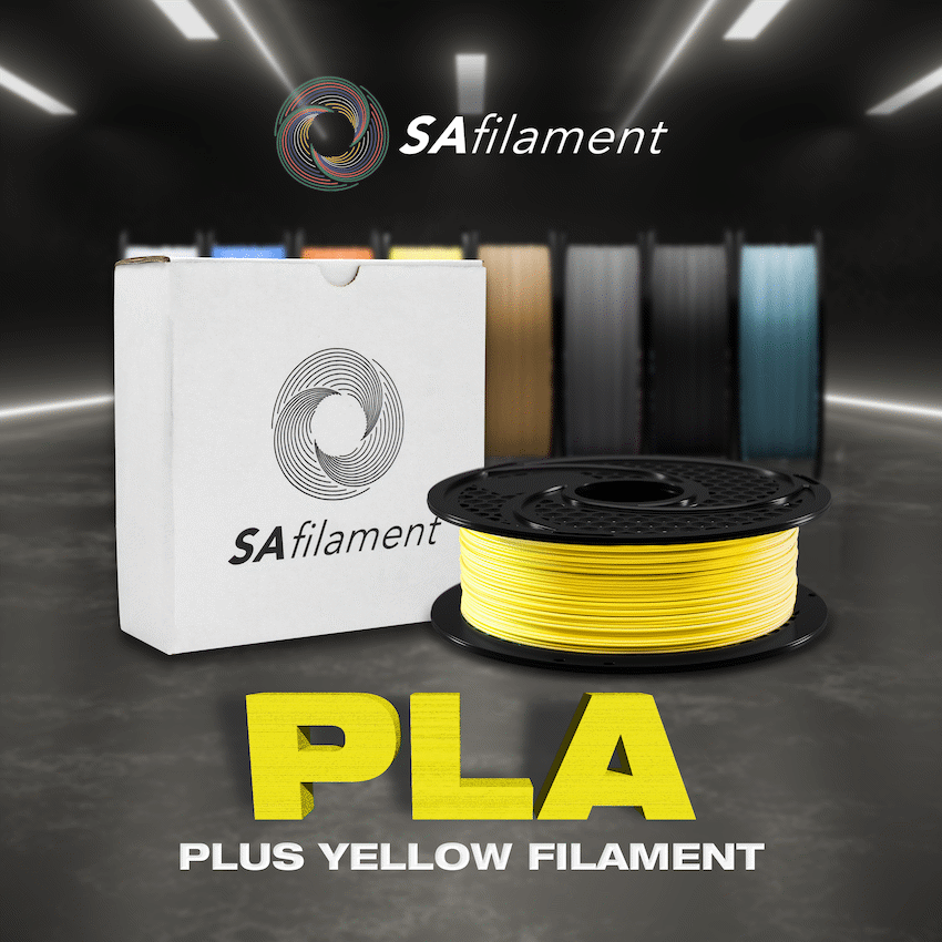 SA Filament Silk PLA Plus Filament 1kg - Yellow - image 9