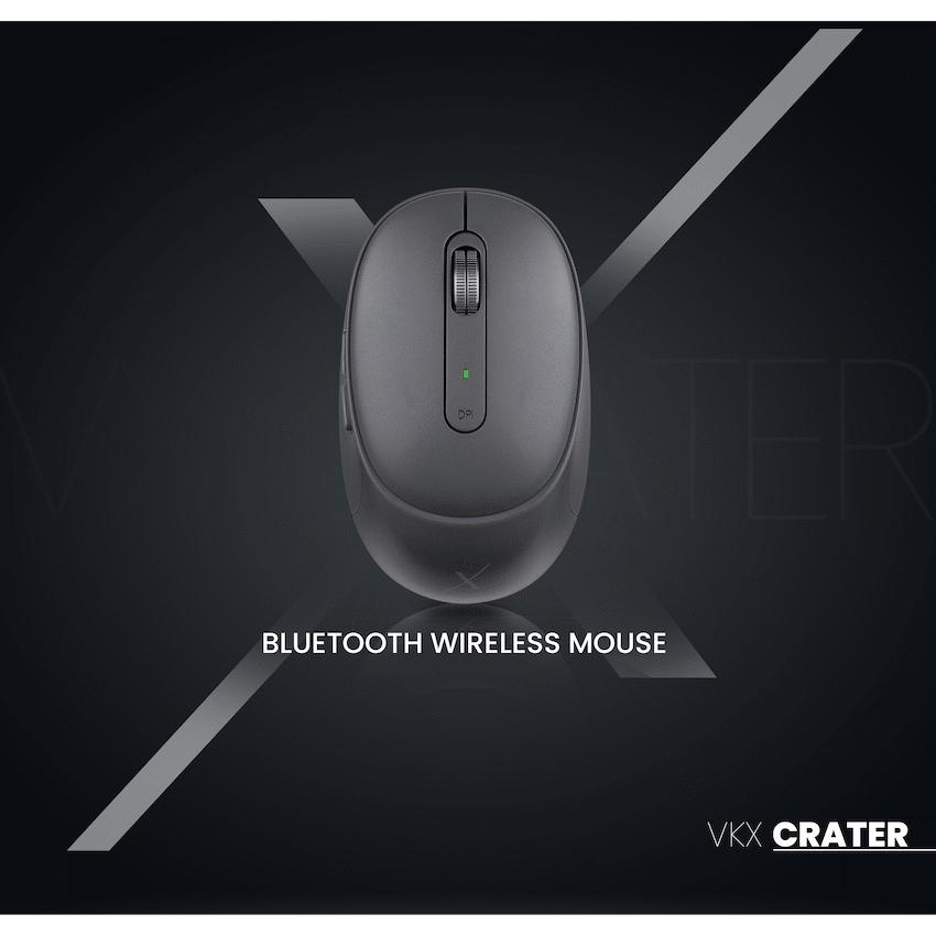 VolkanoX Crater Bluetooth Wireless Mouse - Graphite - image 9
