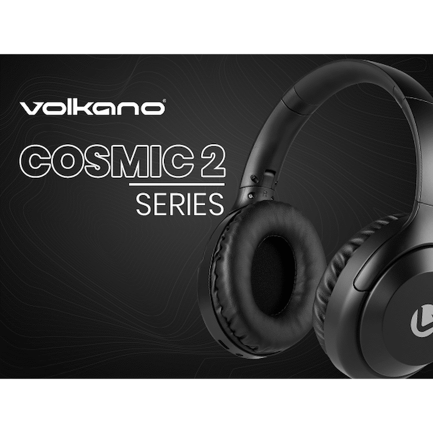 Volkano Cosmic 2 Series Bluetooth Headphones - Black - image 9