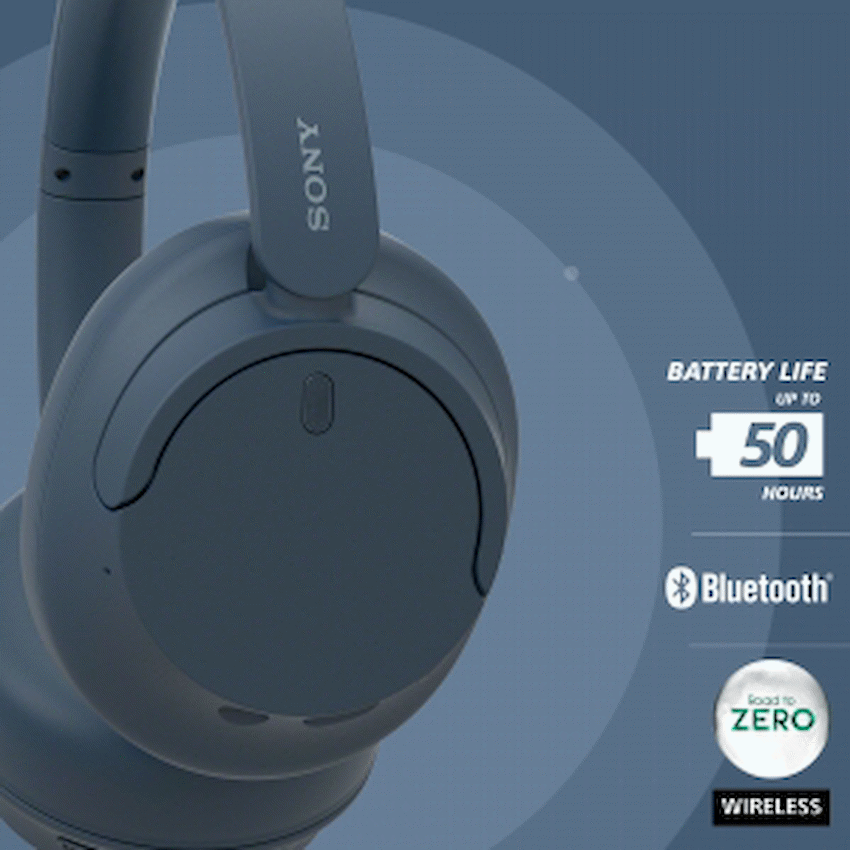 Sony WH-CH720 (Blue) Noise-Cancelling Over-Ear Headphones - image 9