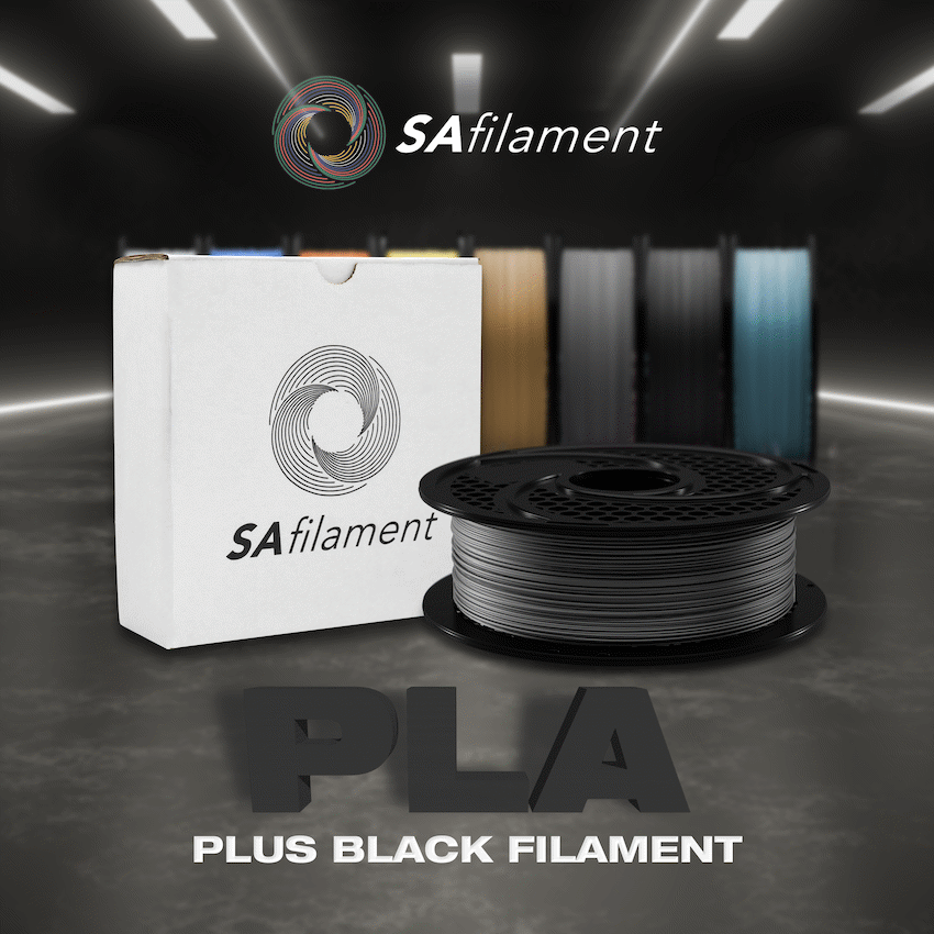 SA Filament Silk PLA Plus Gloss Filament 1kg - Black - image 9