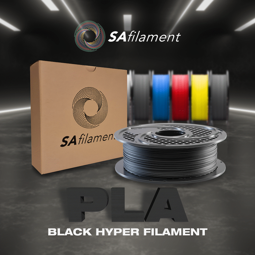 SA Filament PLA Hyper Filament 1kg - Black - image 9