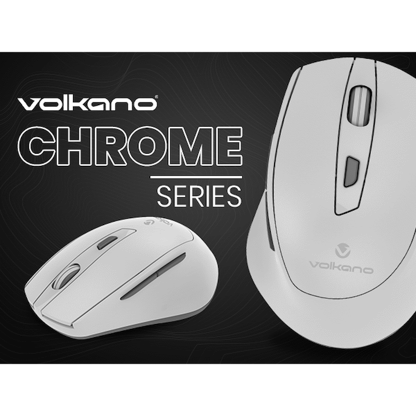 Volkano Chrome Series Wireless Mouse - Gray - image 9