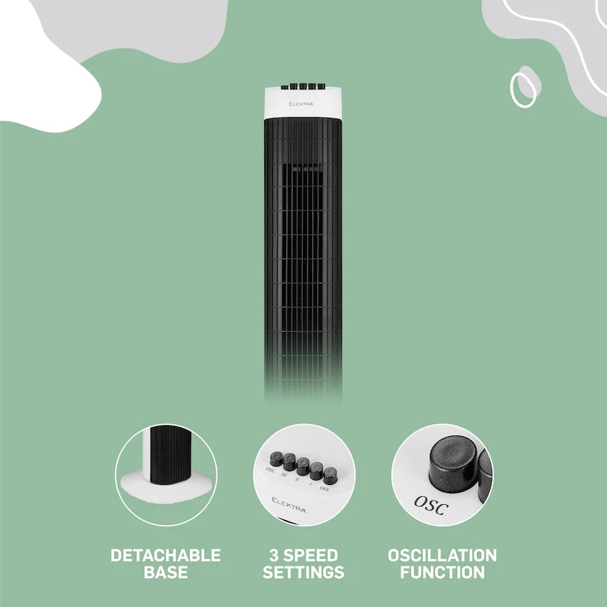 Elektra 78cm Tower Fan - image 9