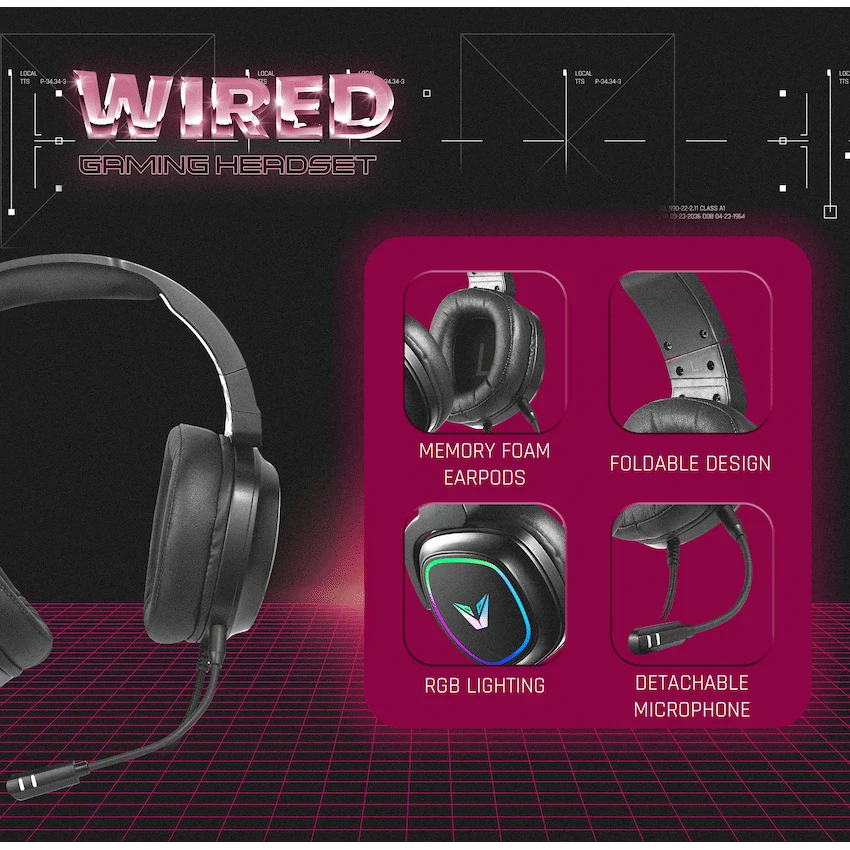 VX Gaming Thunder series Gaming Headset RGB - image 9