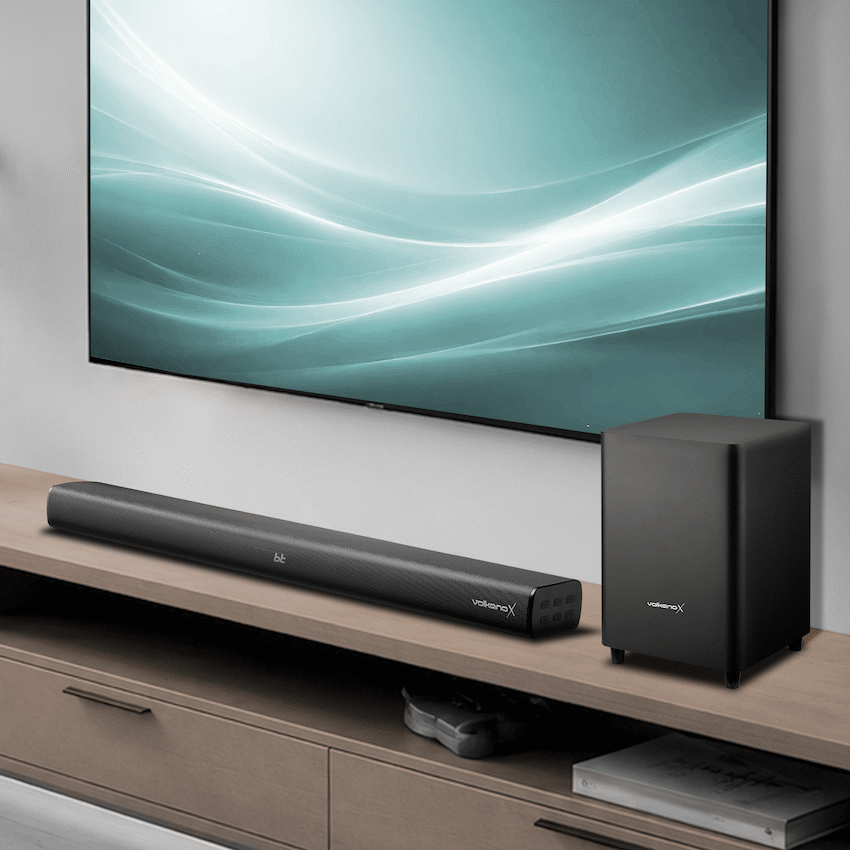VolkanoX Supersonic 2 Series 2.1 200w Soundbar System with Wireless Subwoofer - Black - image 9