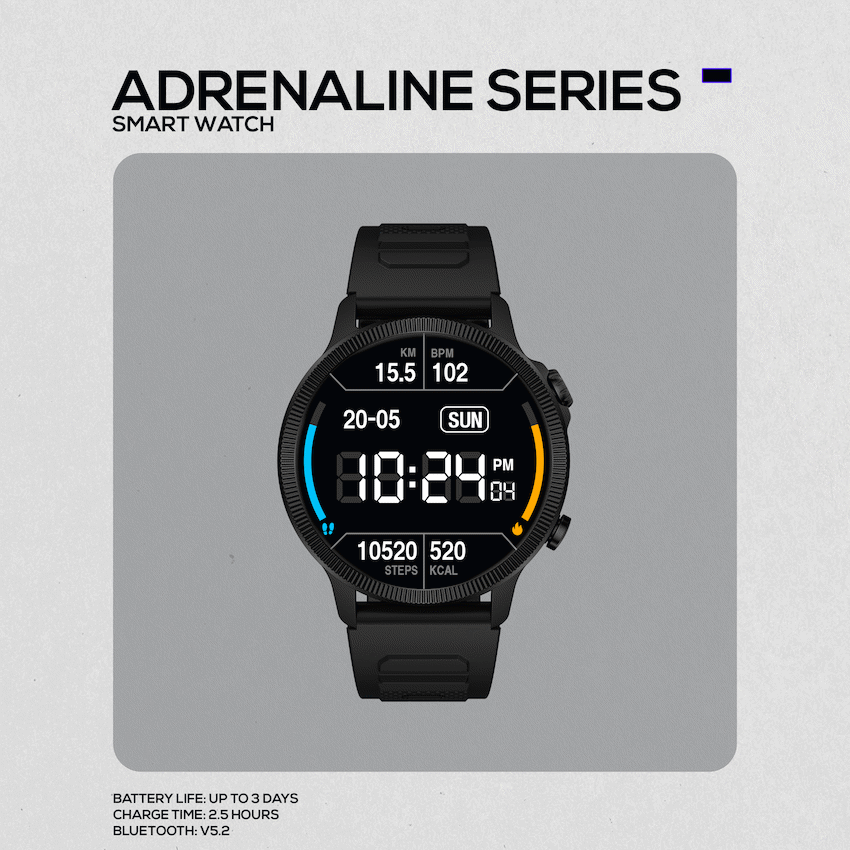 Volkano Active Tech Adrenaline Series GPS Watch with Heart Rate - image 9
