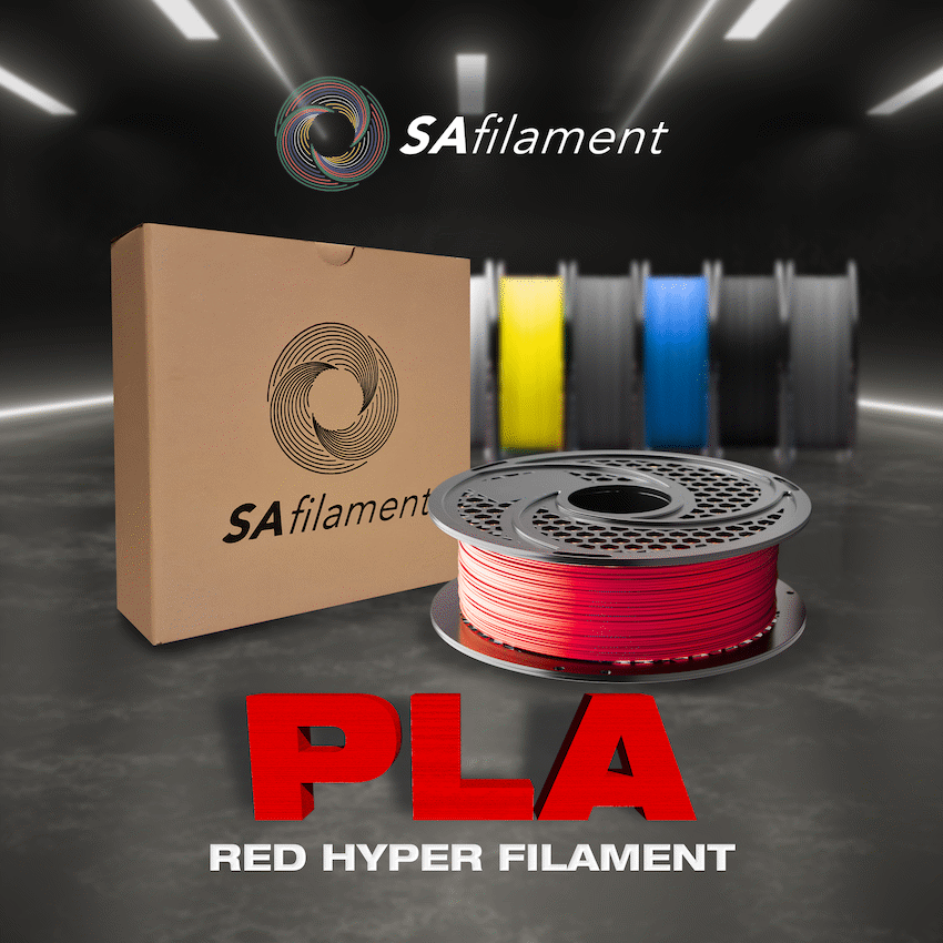 SA Filament PLA Hyper Filament 1kg - Red - image 9