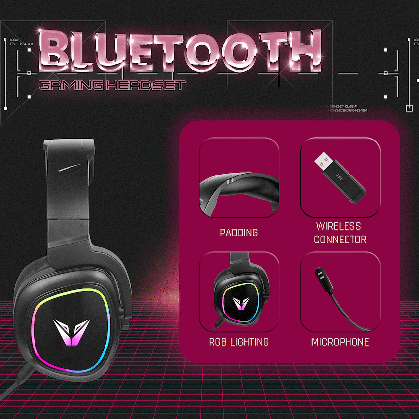 VX Gaming Stealth Series Wireless Gaming Headset - RGB - image 9