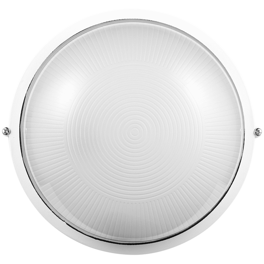 Ellies Illume Series - Large AC Round Bulkhead - Aluminium + Glass - E27 Base -WT - image 9