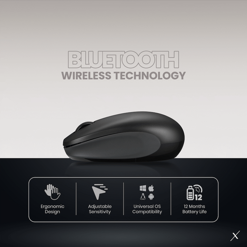 VolkanoX Magma Bluetooth Wireless Mouse - Graphite - image 9