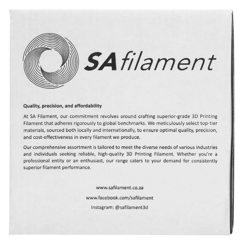 SA Filament ABS Premium Filament 1kg - Cool White - image 9
