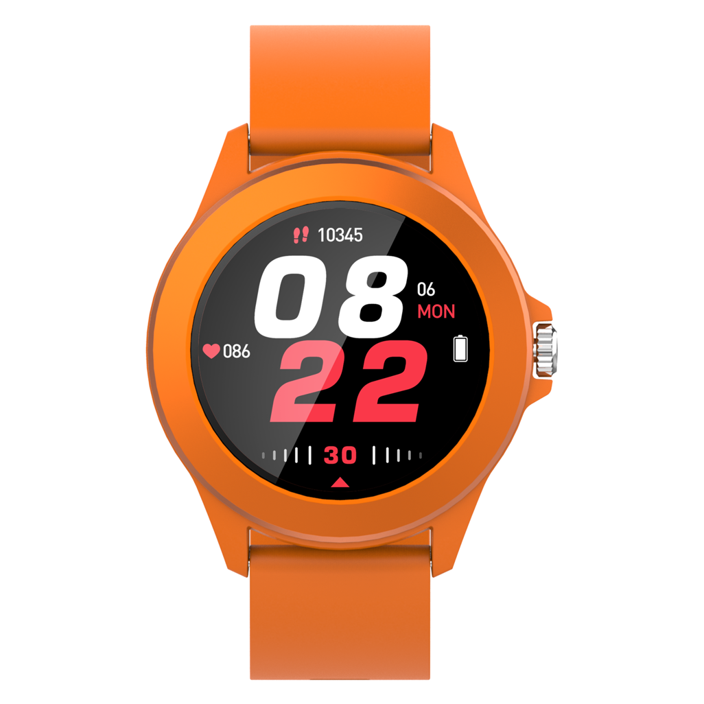 Volkano Splash Series Round Smartwatch - Orange