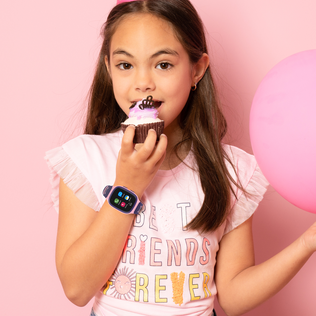 Volkano Find Me 4G Series GPS Tracking Watch with Camera - Pink