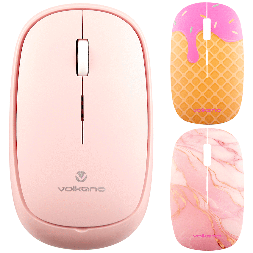 Volkano Coral series Bluetooth Wireless Mouse - Pink - image 9