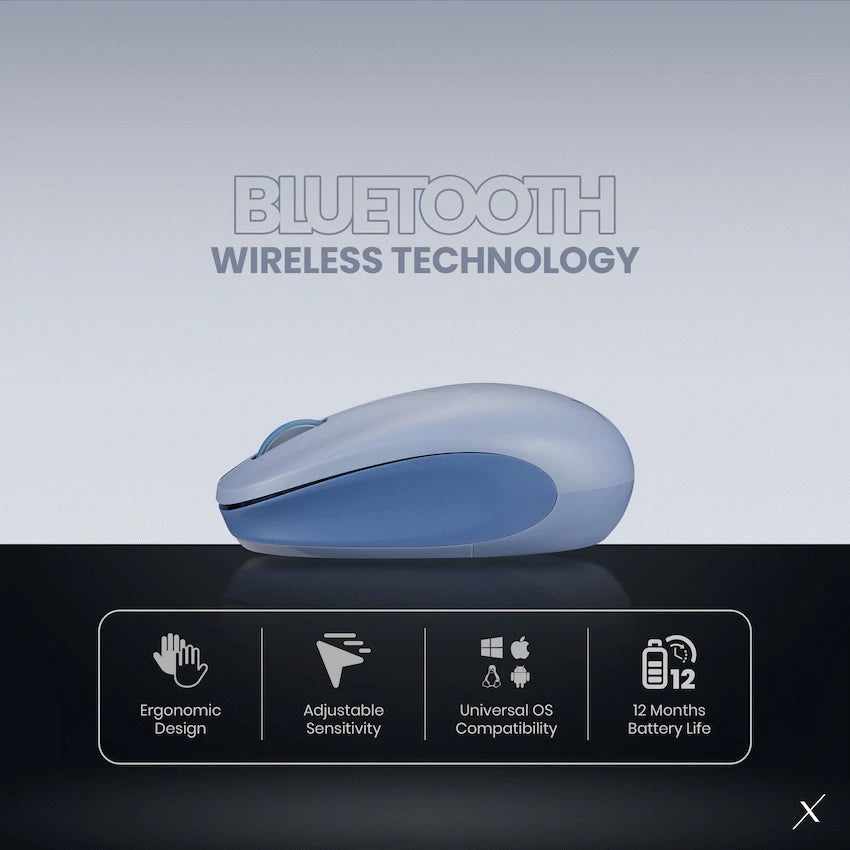VolkanoX Magma Bluetooth Wireless Mouse - Blue Grey - image 9
