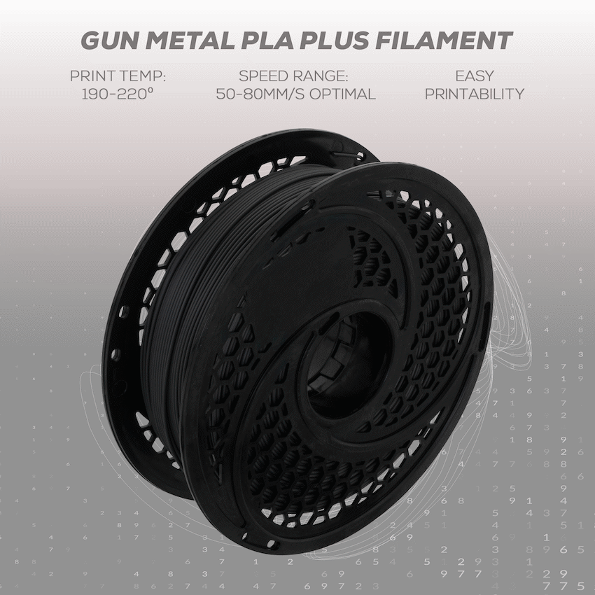 SA Filament Silk PLA Plus Filament 1kg - Gun Metal - image 9