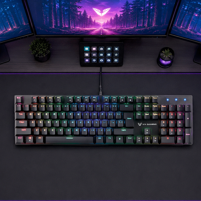 VX Demeter Series Mechanical Keyboard with Full RGB Lighting - image 9
