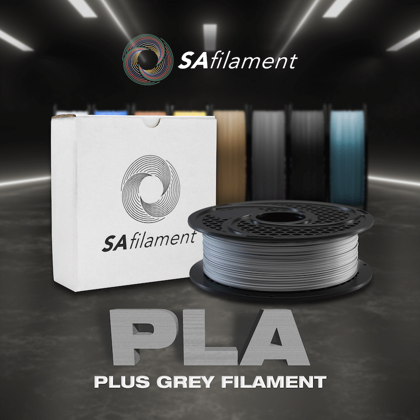 SA Filament Silk PLA Plus Gloss Filament 1kg - Grey - image 9