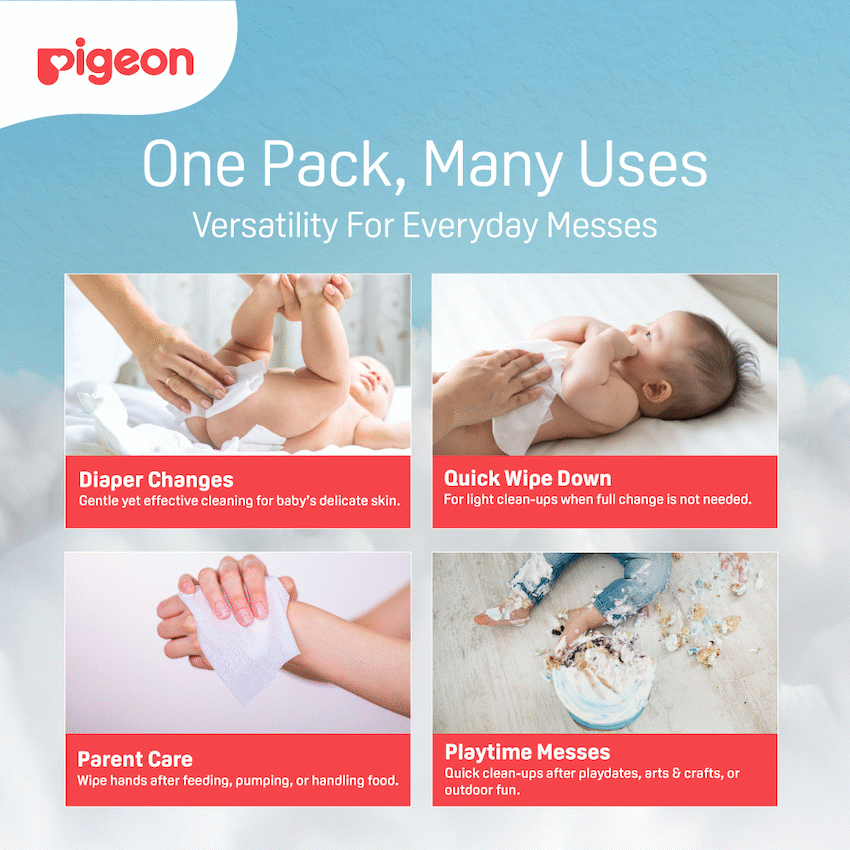 PIGEON AQUA BABY WIPES 70's FLIPTOP - Single - image 9