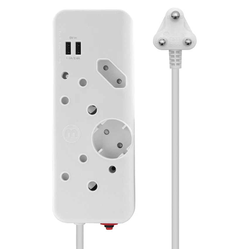 Ellies 4-Way Multiplug - 2 x USB 2.4a - 0.4m - image 9