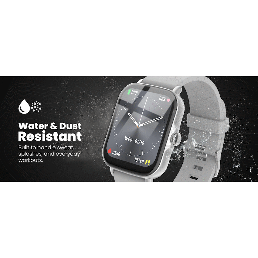 Volkano Active Tech Serene series Watch with heart rate monitor - Silver - image 9