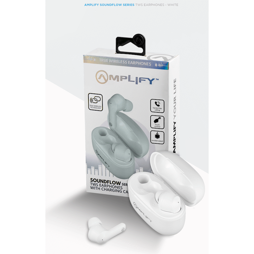 Amplify Soundflow Series TWS Earphones - White - image 9