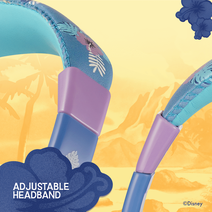 Disney Stitch Padded Auxiliary Headphones - image 9