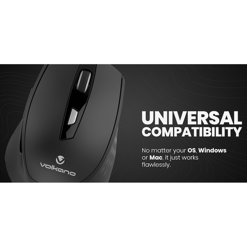 Volkano Chrome Series Wireless Mouse - Black - image 9