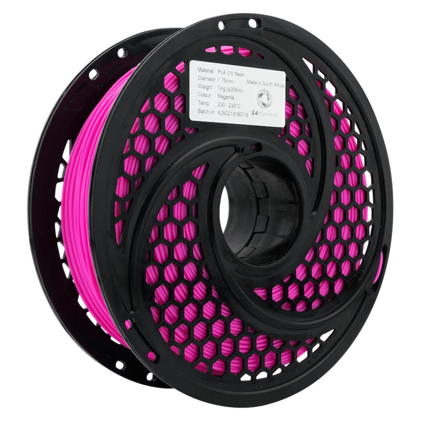 SA Filament PLA UV Neon Filament 1kg - Magenta - image 9