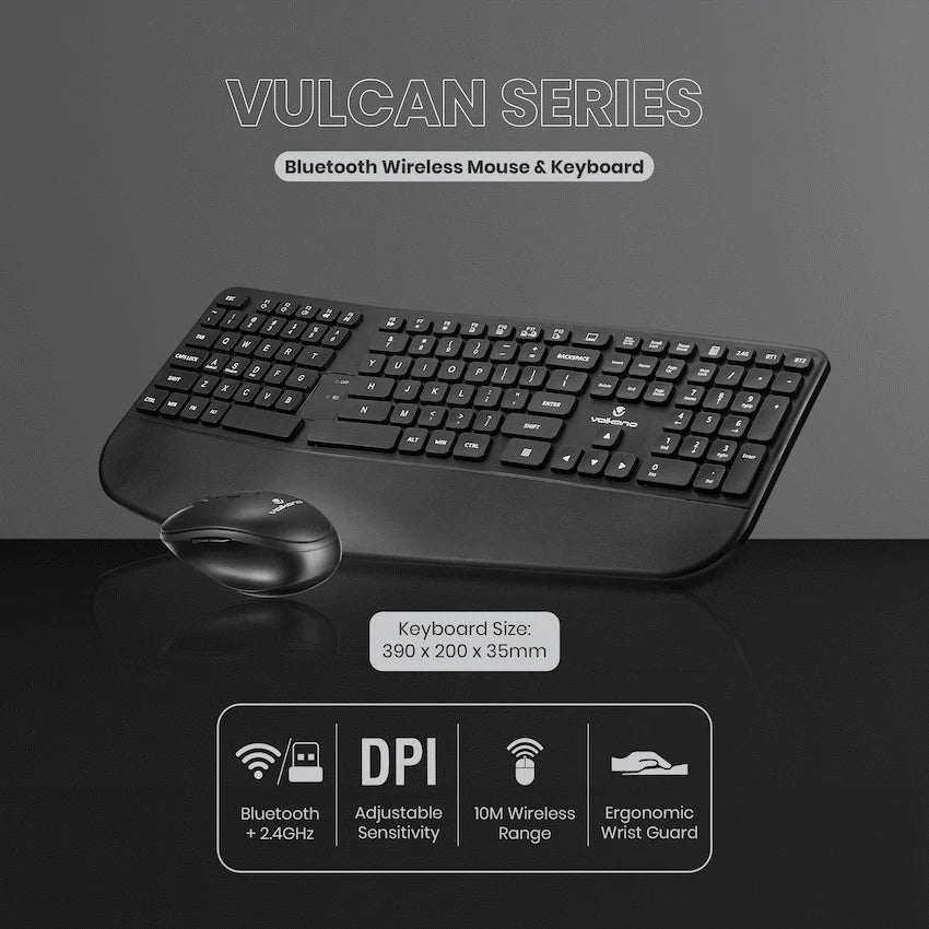 Volkano Vulcan Series Bluetooth Wireless Keyboard and Mouse - image 9