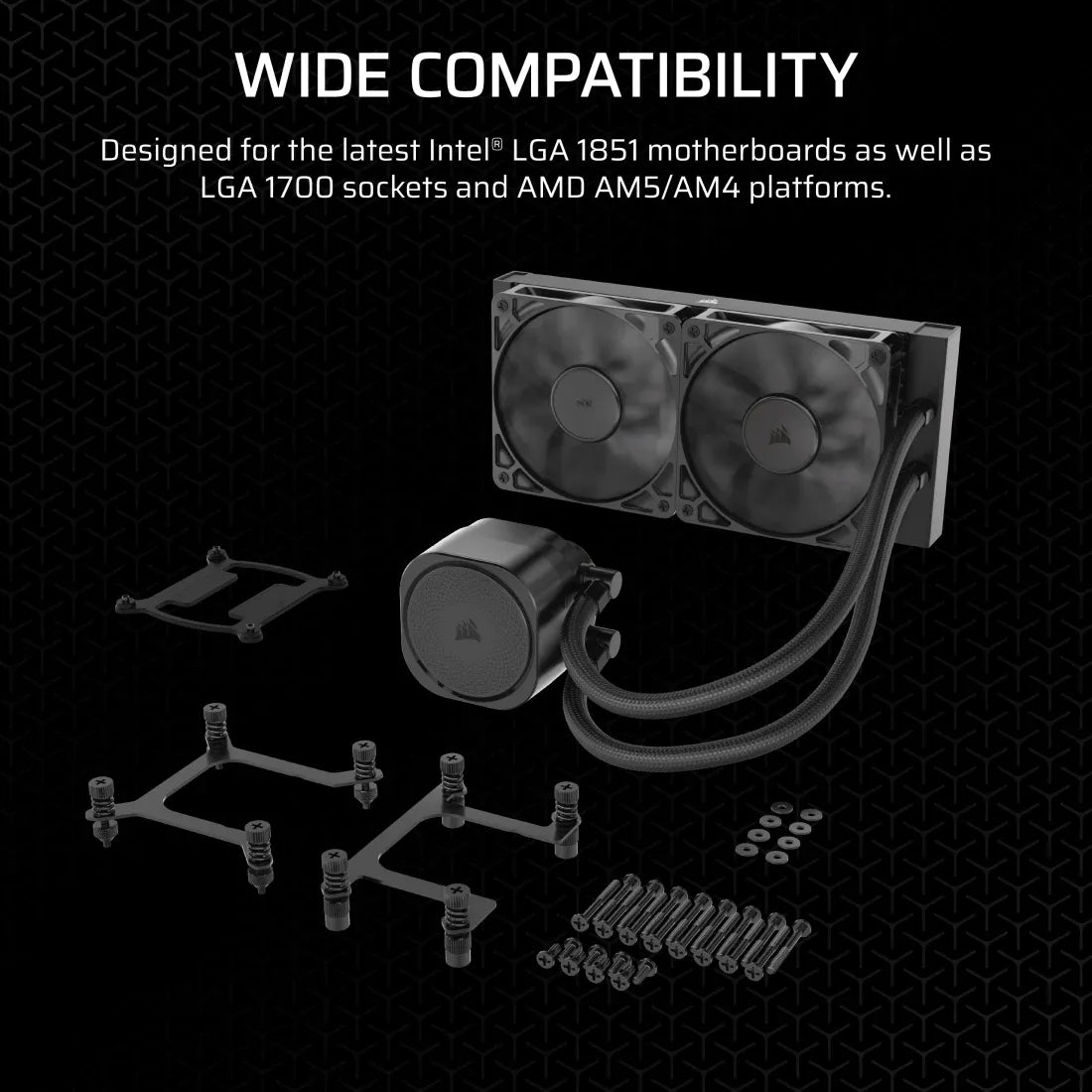 Corsair NAUTILUS 240; 240mm Radiator; Liquid CPU Cooler;  Intel® LGA 1851/1700; AMD® AM5/AM4 - image 7