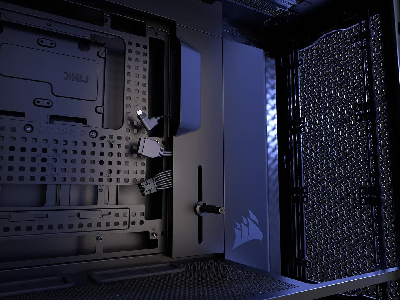 FRAME 5000D RS Mid-Tower PC Case; 4x RS 140 PWM Fans; 2x 2.5'' ; 1x 3.5''; Black. - image 8