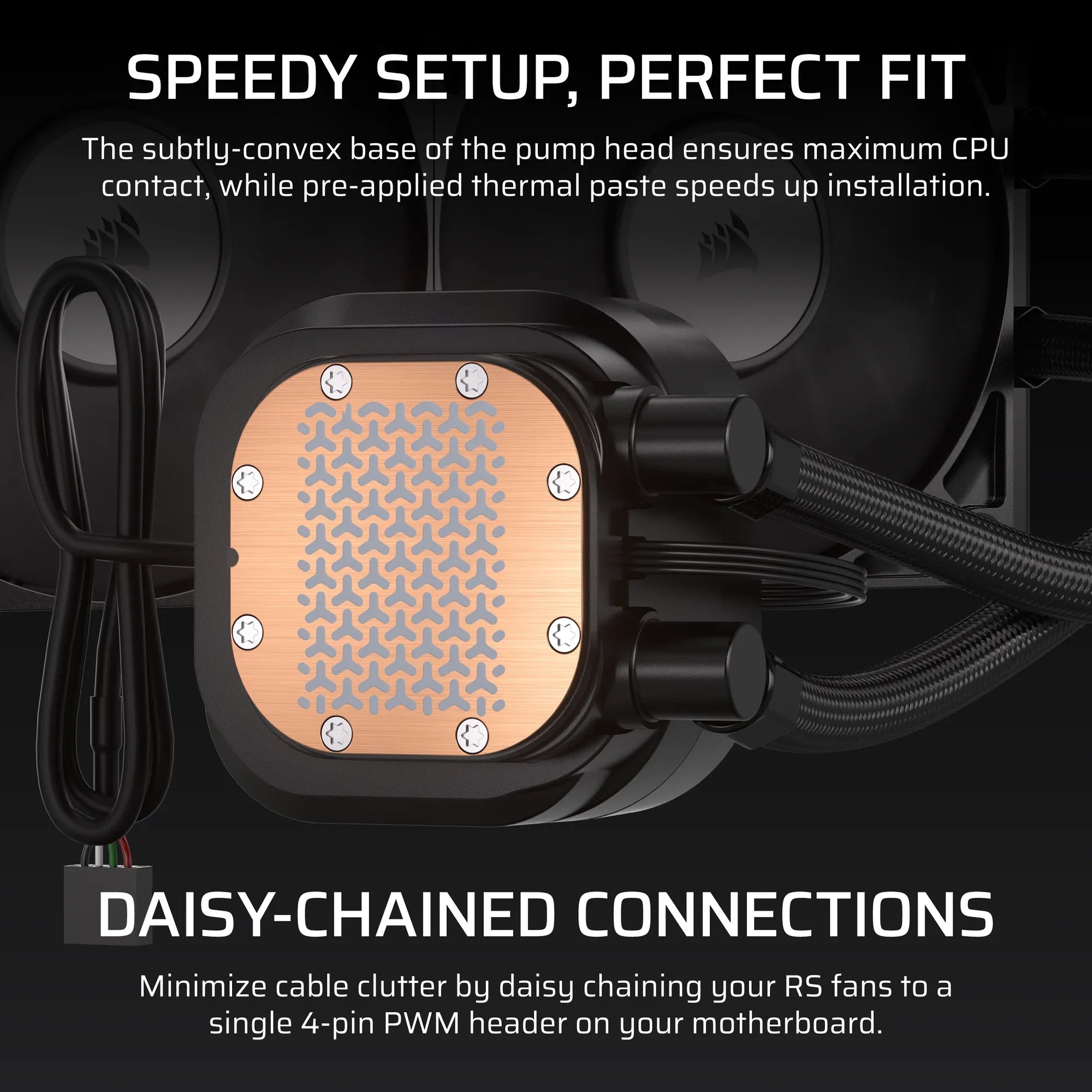 NAUTILUS 240 RS LCD Liquid CPU Cooler – 2.1'''' IPS LCD Screen – RS120 Fans – 240 mm Radiator – LGA 1851/1700;
AMD® AM5/AM4 - - image 7