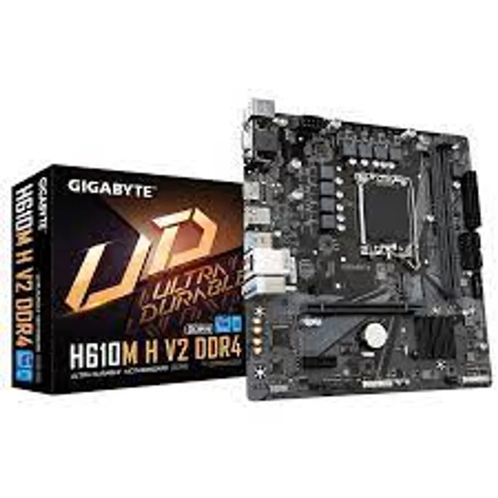 GIGABYTE Intel® H610 Chipset for 12th Gen LGA 1700; 2x DDR4