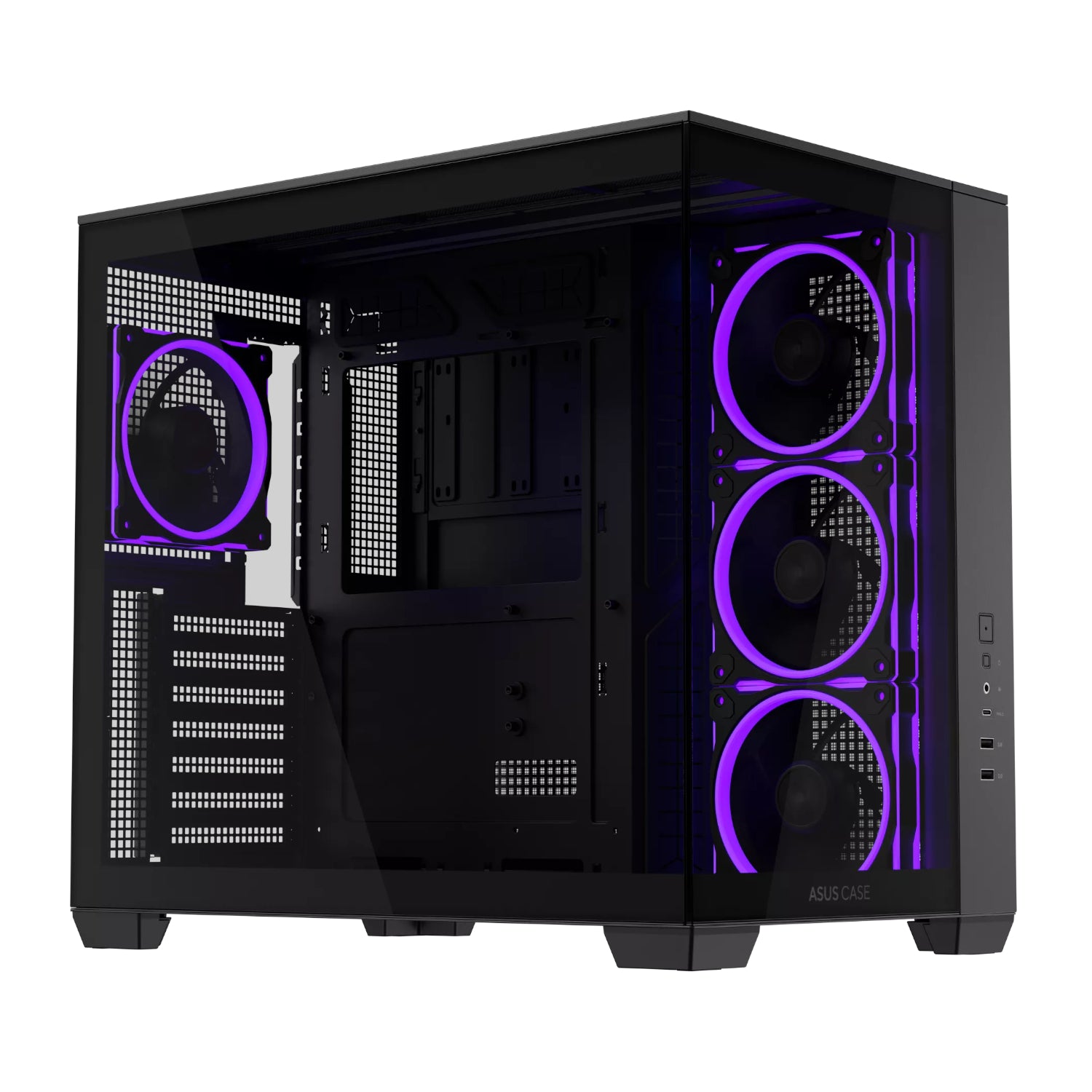 Asus A32 PLUS ARGB ATX Gaming Chassis – Black – image 6
