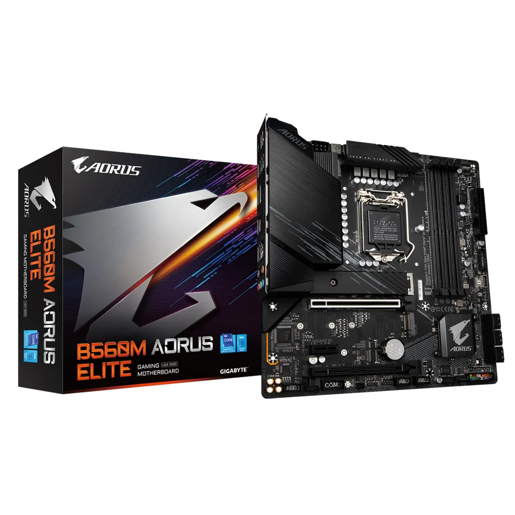 GIGABYTE AMD B650 Amours Elite Chipset for AMD AM5; 4x Dual D