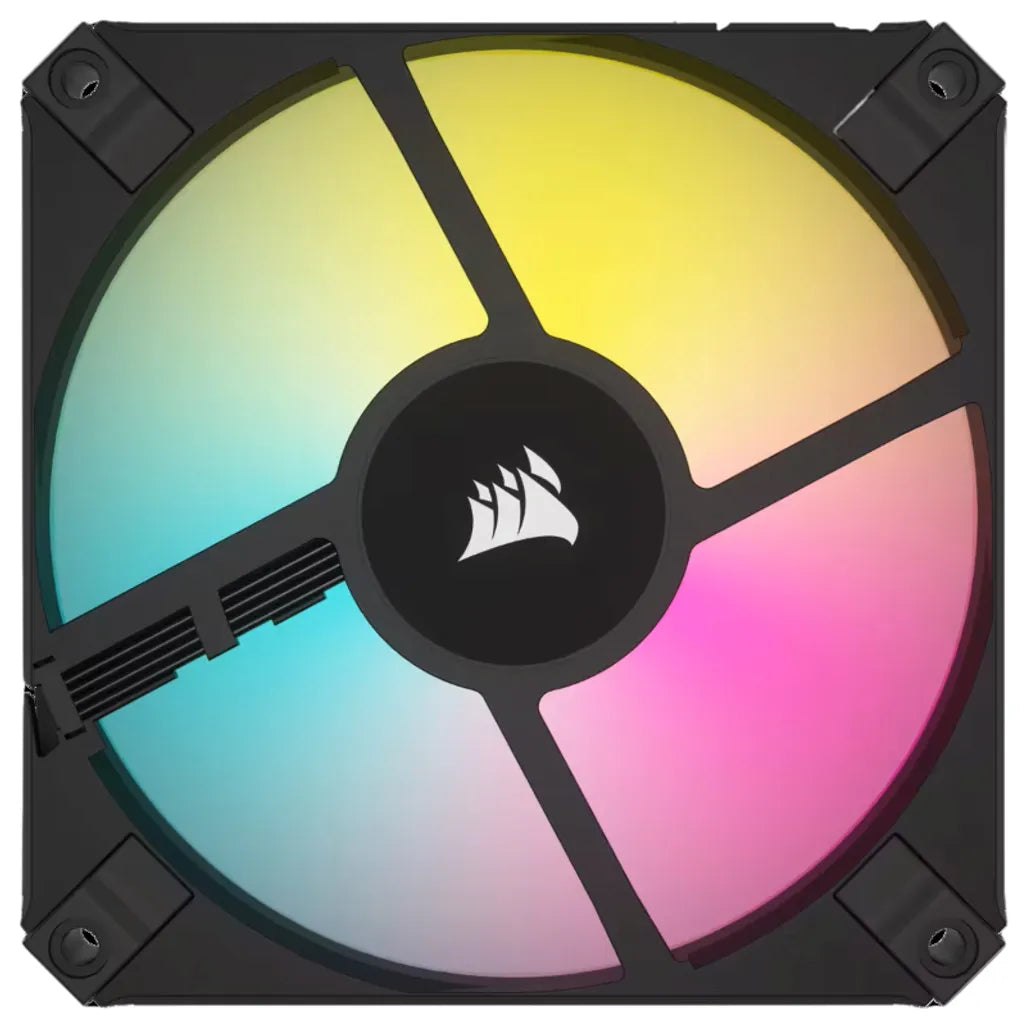 CORSAIR iCUE AF120 RGB SLIM 120mm PWM Fluid Dynamic Bearing Fan - Black