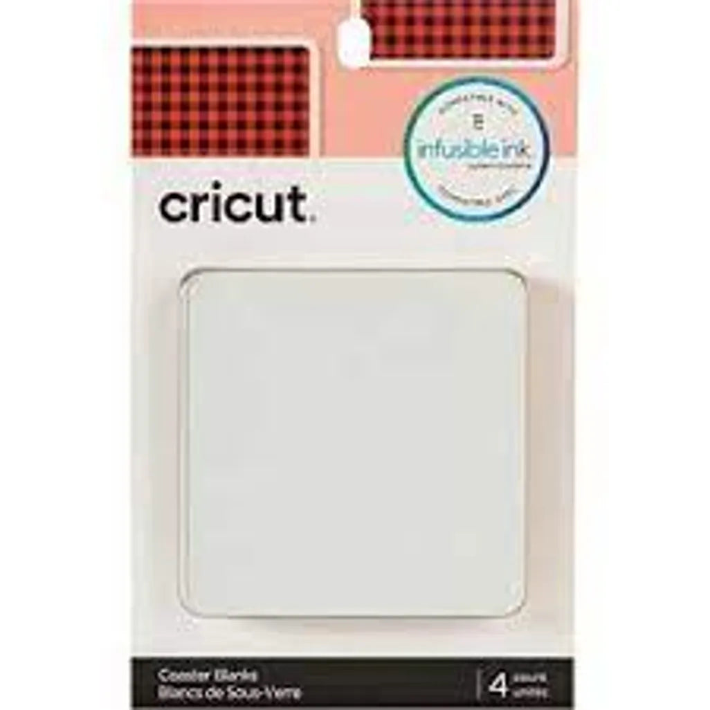 2006581: Cricut Infusible Ink Aluminium Coasters 4-pack (White)
